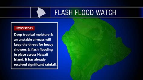 Flash Flood Watch Continues As Hawaii Sees Some Sun