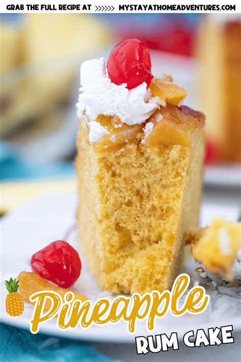 Pineapple Rum Cake Recipe My Stay At Home Adventures