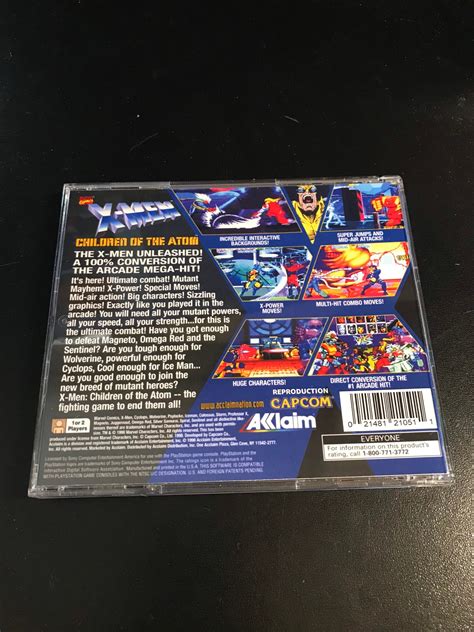 X-Men: Children of the Atom PS1 Reproduction Case – Mogster Reproductions