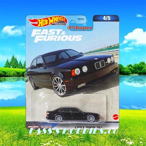 HOT WHEELSTM PREMIUM FAST AND FURIOUS 1991 BMW M5 BLACK RUBBER TYRE Shopee Singapore