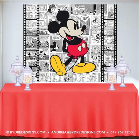 Mickey Mouse Backdrop