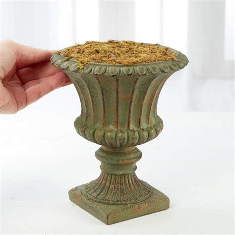 Moss Filled Urn Planter Vases Planters Containers Floral Supplies