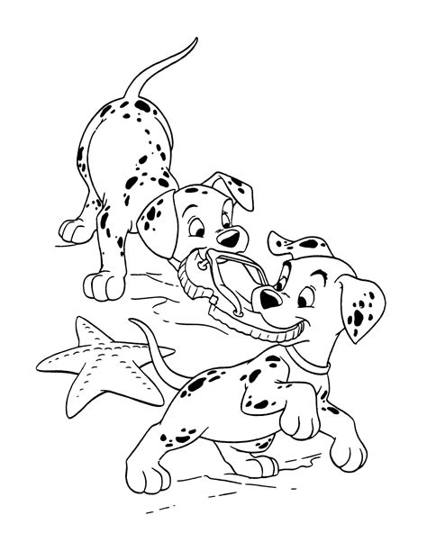 Desenho Dos Dálmatas - Desenhos dos 101 Dálmatas para Imprimir e Colorir