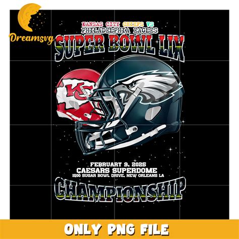 Super Bowl LVII Kansas City vs Philadelphia PNG Design – DreamSVG Store