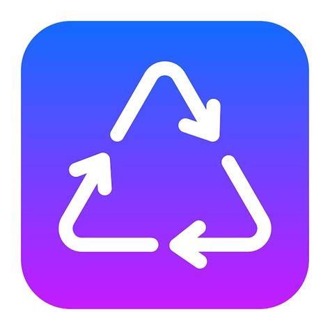 Icono De Reciclaje Vector Premium