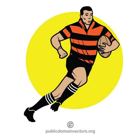 Rugby game image Royalty Free Stock SVG Vector