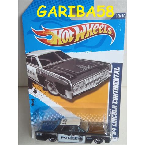 Hot Wheels Lincoln Continental Police Street Gariba Shopee Brasil