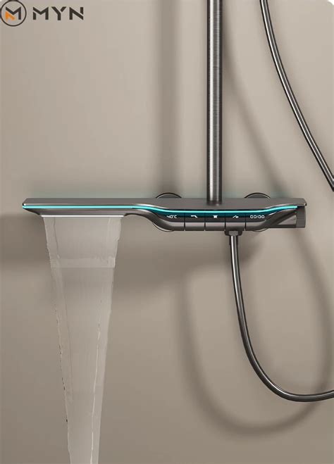 MYN Tiktok Trend Luxury Bathroom Hot Cold Wall Mount LED