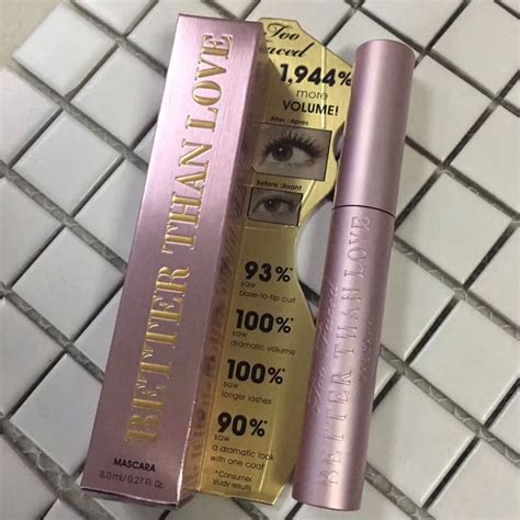 Dhl Toofaced Pink Better Than Love Mascara Full Size And Tf Rose Gold Better Than Sex Thick