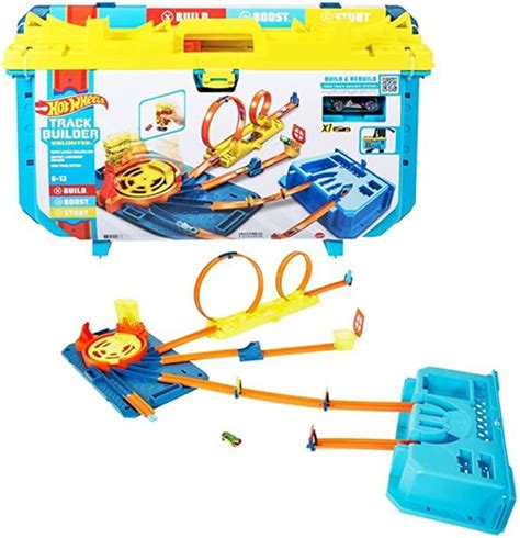 Hot Wheels Track Builder Unlimited Caja Constructora De L Mercadolibre