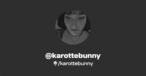 Karottebunny Twitter Instagram Tiktok Linktree