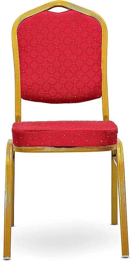 heavy duty banquet chair red fabric gold frame  furniture guys