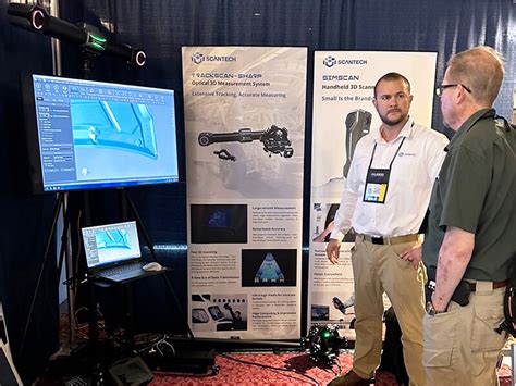 Scantech Showcased Advanced D Scanners At The Cmsc Scantech