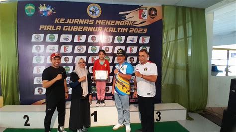 Kejurnas Menembak Piala Gubernur Kaltim 2023 Tuan Rumah Juara Umum