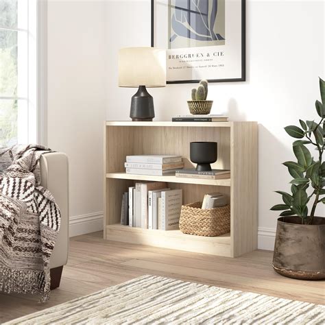 Amazon.com: Bush Furniture Universal Small 2 Shelf Bookcase in Natural