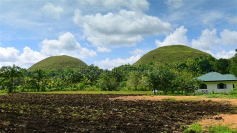 The Chocolate Hills Geological Formation in Bohol in Philippines Stock Photo - Image of tropical ...