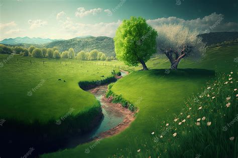 Spring Landscape Wallpaper Hd