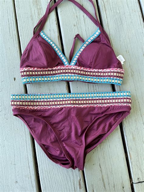 La Blanca 2 Piece Bikini Bottoms Sz 6 Bikini Sz 4 Col Gem