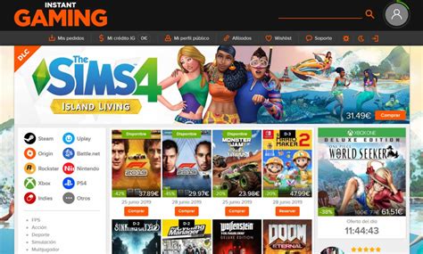 Es seguro comprar juegos en páginas como G2A e Instant Gaming