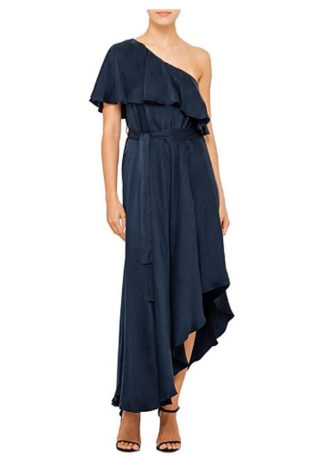 Zimmermann Sueded One Shoulder Long Dress Bnwt Sz 3 Airrobe