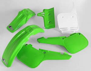 Kawasaki Kx Motocross Mx Ufo Full Plastic Kit Green