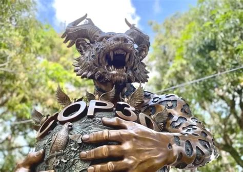Estátua Que A China Mandou Para O Brasil - Dragão-onça: presente da China ao Brasil na Cop30 gera críticas de ...