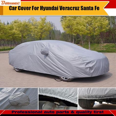 Buildreamen Car Cover Uv Anti Sun Snow Rain Dust Sunshade Resistant