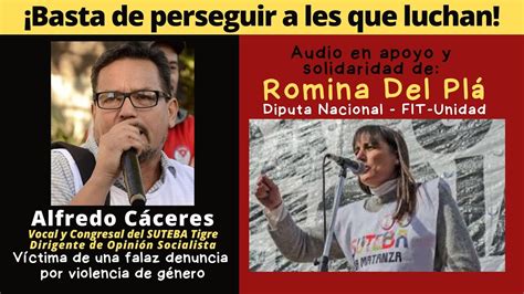 Audio De Romina Del Pl Diputada Nacional De Fit U En Apoyo Y