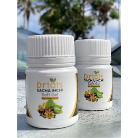 Drtats Sacha Inchi Oil Softgel Organic Botol Biji Botol