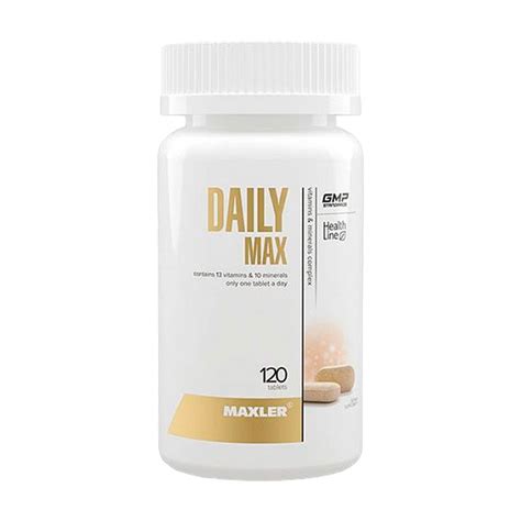 Витаминно-минеральный комплекс Maxler Daily Max Tablets 120 таблеток ...