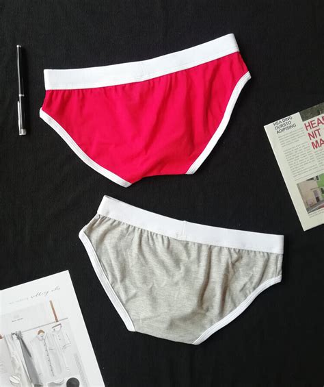 Mens Sexy Breathable Panties Cotton Low Waist Rise Bikini Thong Briefs Underwear EBay