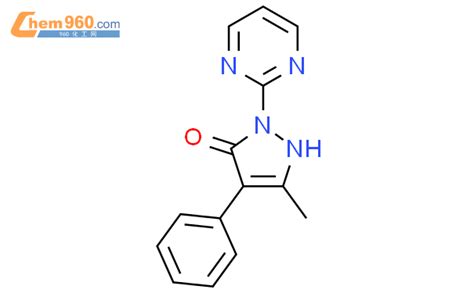 1068515 49 0 3 methyl 4 phenyl 1 pyrimidin 2 yl 1H pyrazol 5 ol化学式结构