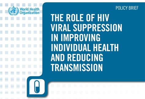 The Role Of HIV Viral Suppression In Improving Individual Health And