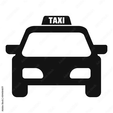 Taxi Car Icon Simple Illustration Of Taxi Car Vector Icon For Web