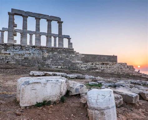 C Mo Ver Atardecer En Cabo Sunion Grecia Junto Al Templo De Poseid N