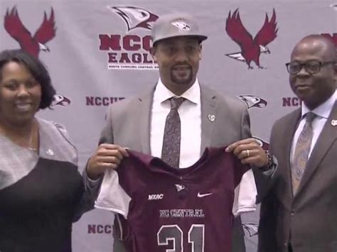 NCCU introduces Trei Oliver as head football coach :: WRALSportsFan.com