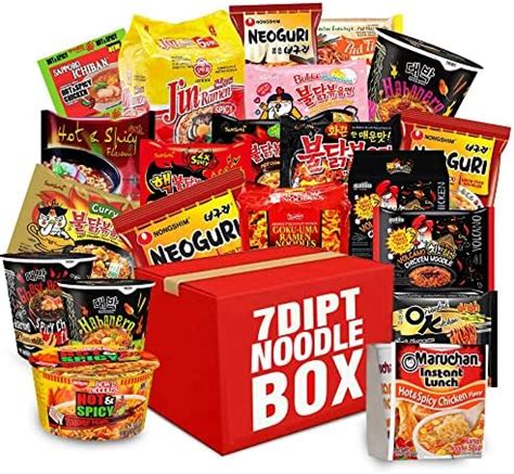 That Hot Spicy Asian Instant PREMIUM Ramen Sampler Bundle Care Package W Fortune Cookie
