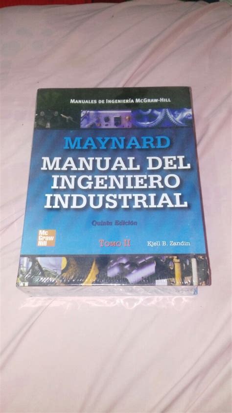 Manual Del Ingeniero Industrial Maynard Tomo I Y Ii Ed 5 Mercado Libre