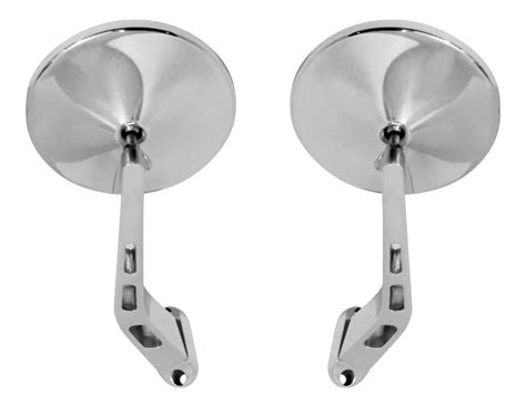 Espelho Externo Redondo Billet Original Hot Rod L Pe A De Carros Antigos