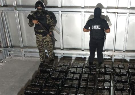 Policía decomisó más de 5 mil paquetes de droga dentro de cargas