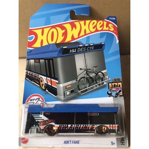 Jual Hot Wheels Bus Bandara Aint Fare Biru Shopee Indonesia