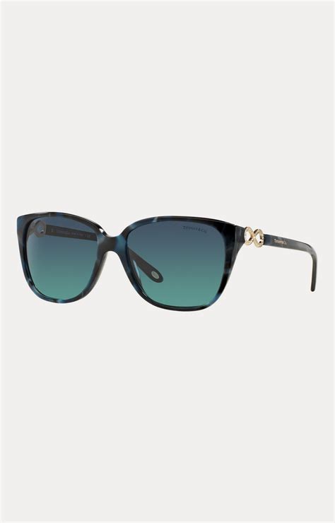 Tiffany And Co Blue Square Sunglasses