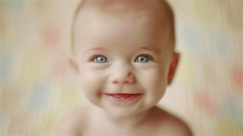 Portrait of a happy baby | Premium AI-generated image