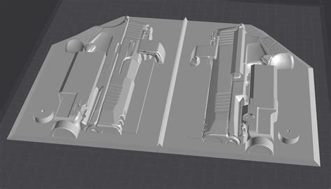 3D File Sig Sauer P365 X Macro W Romeo 1 RDS Kydex Split Mold Set 3D