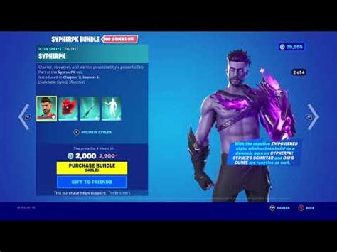 New Sypherpk Icon Series Skin Fortnite Item Shop Youtube