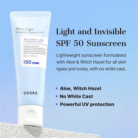 COSRX Ultra Light Invisible Sunscreen SPF50 PA Buy Online