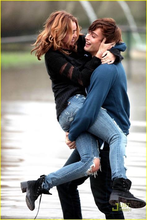 Miley Cyrus Photo: Miley on set LOL | Movies, Funny movies, Douglas booth