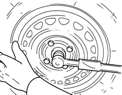 Регулировка зазора в колесном подшипнике Опель Корса B 1993 2000