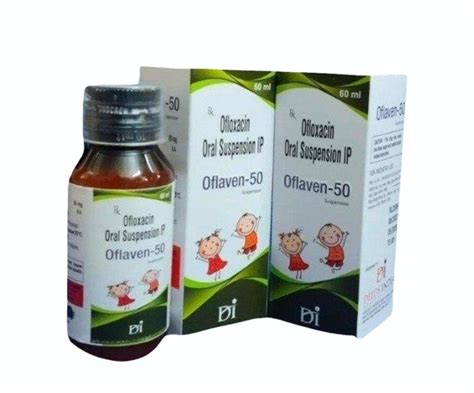 60 Ml Syrup Ofloxacin Oral Suspension Ip 50 Mg 10ml At Rs 75 Bottle