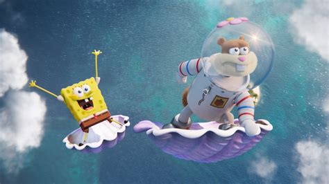 Al rescate de Fondo de Bikini La película de Arenita Mejillas junto a